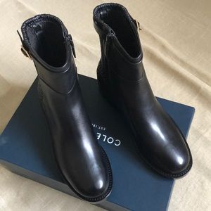 Cole Haan Black Leather Boots